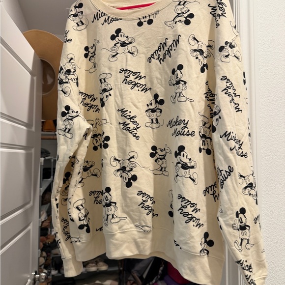 Disney Sweaters - Mickey Mouse crew Disney crew neck 
Never worn 
Size 3x